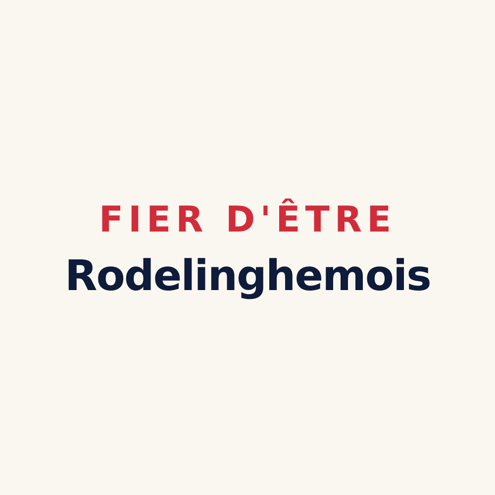 Tasse « Fier d'être Rodelinghemois » — design pour Rodelinghem