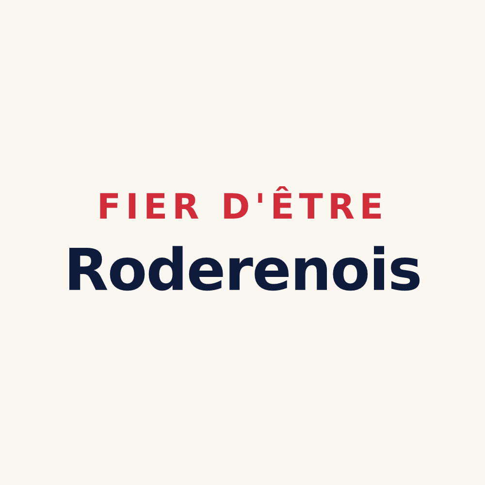 Tasse « Fier d'être Roderenois » — design pour Roderen