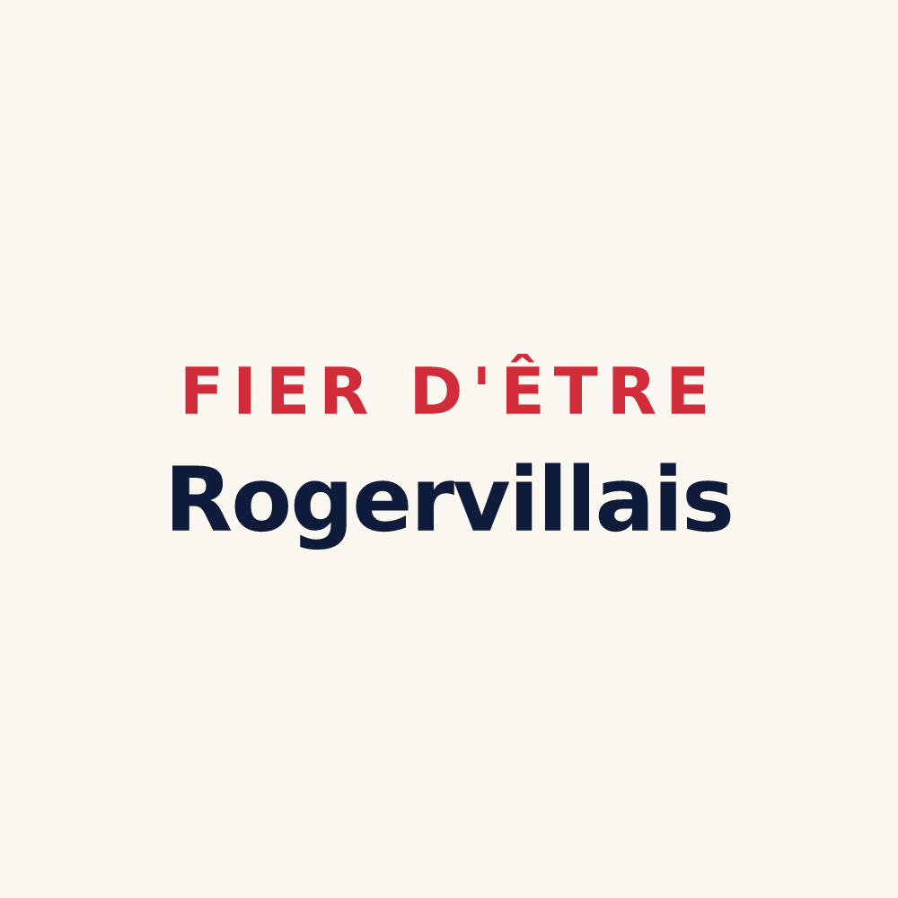 Tasse « Fier d'être Rogervillais » — design pour Rogerville