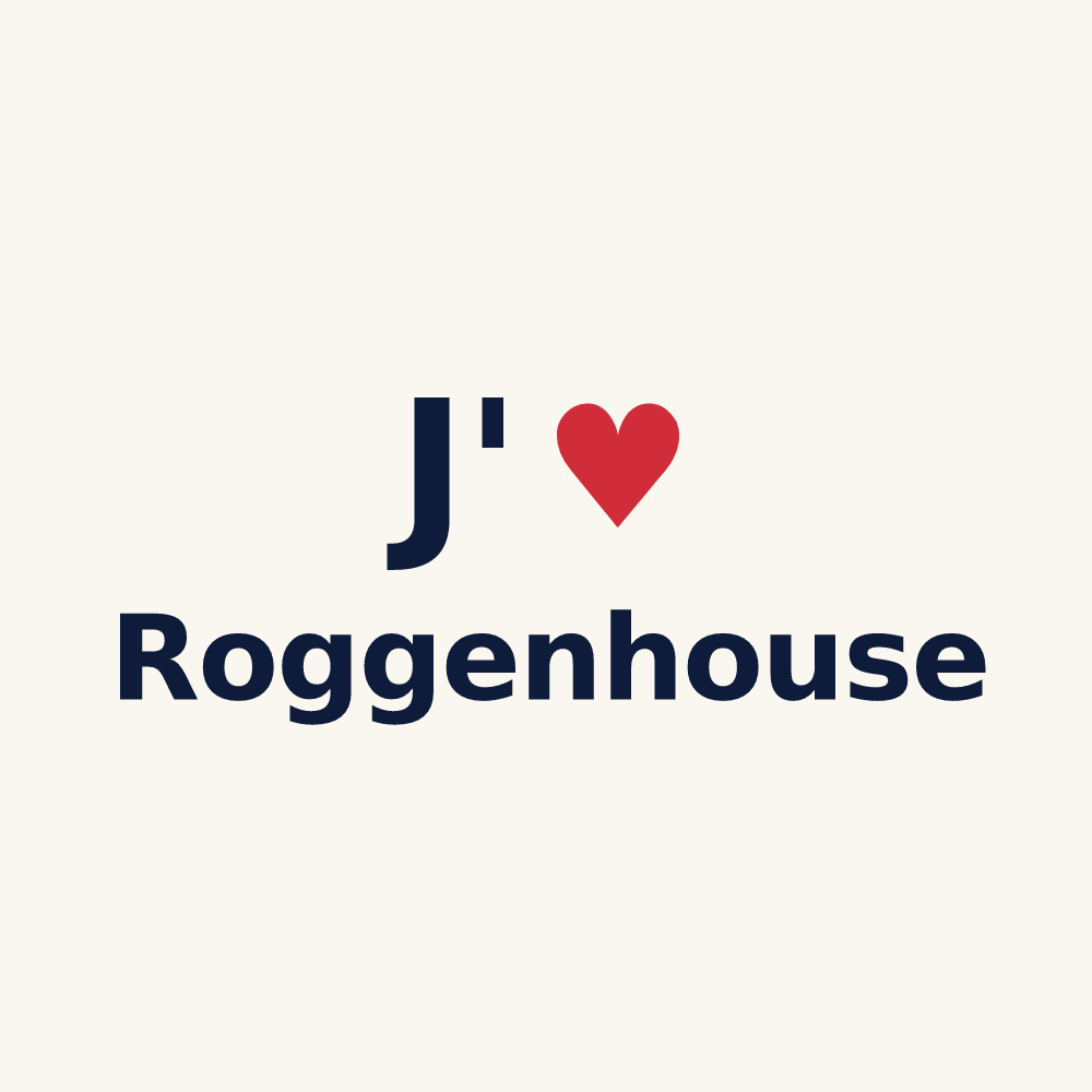 Tasse personnalisée Roggenhouse — design J'aime Roggenhouse