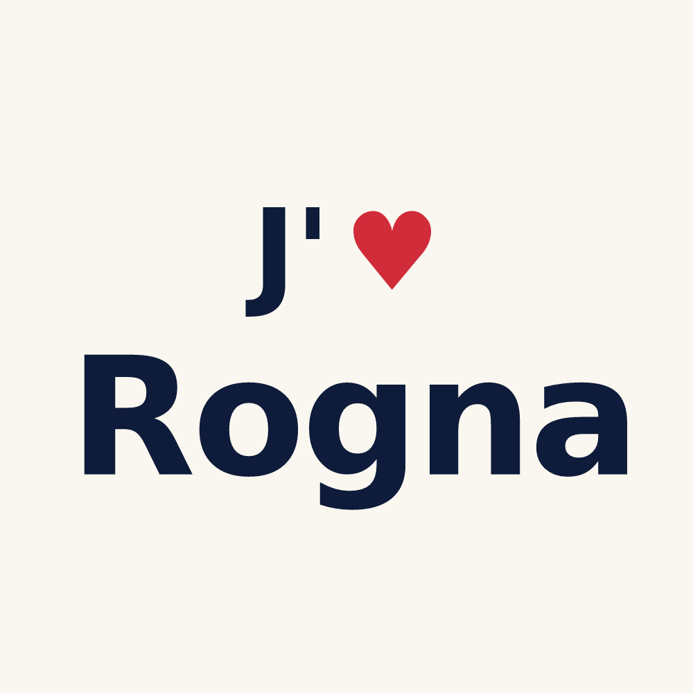 Tasse personnalisée Rogna — design J'aime Rogna