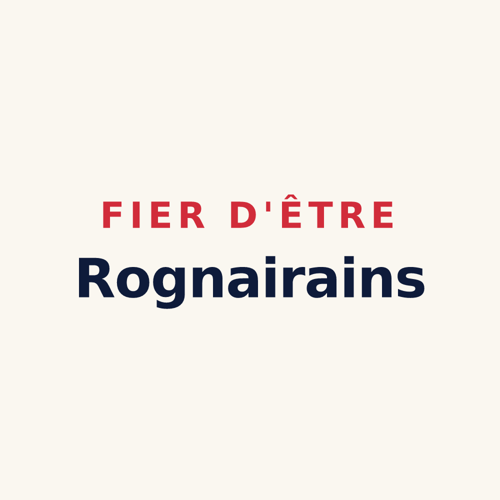 Tasse « Fier d'être Rognairains » — design pour Rognaix