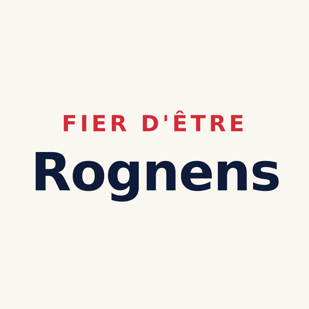 Tasse « Fier d'être Rognens » — design pour Rognes