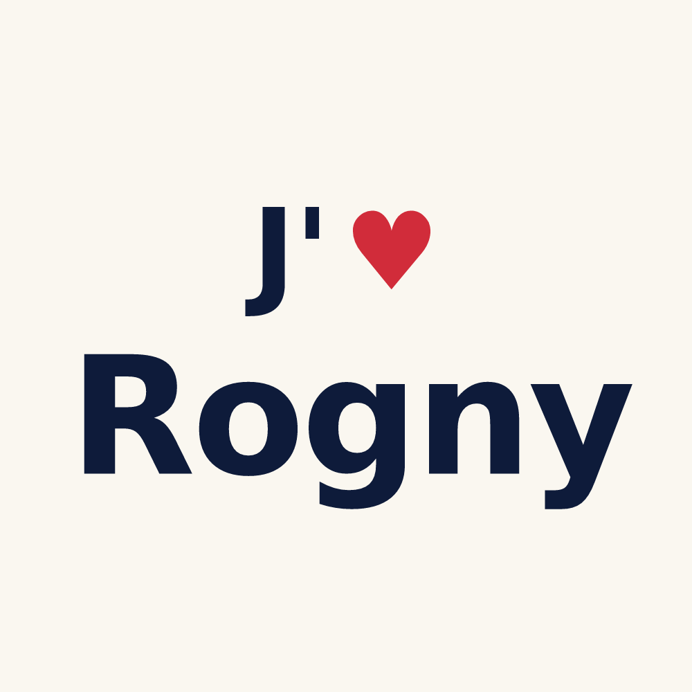 Tasse personnalisée Rogny — design J'aime Rogny
