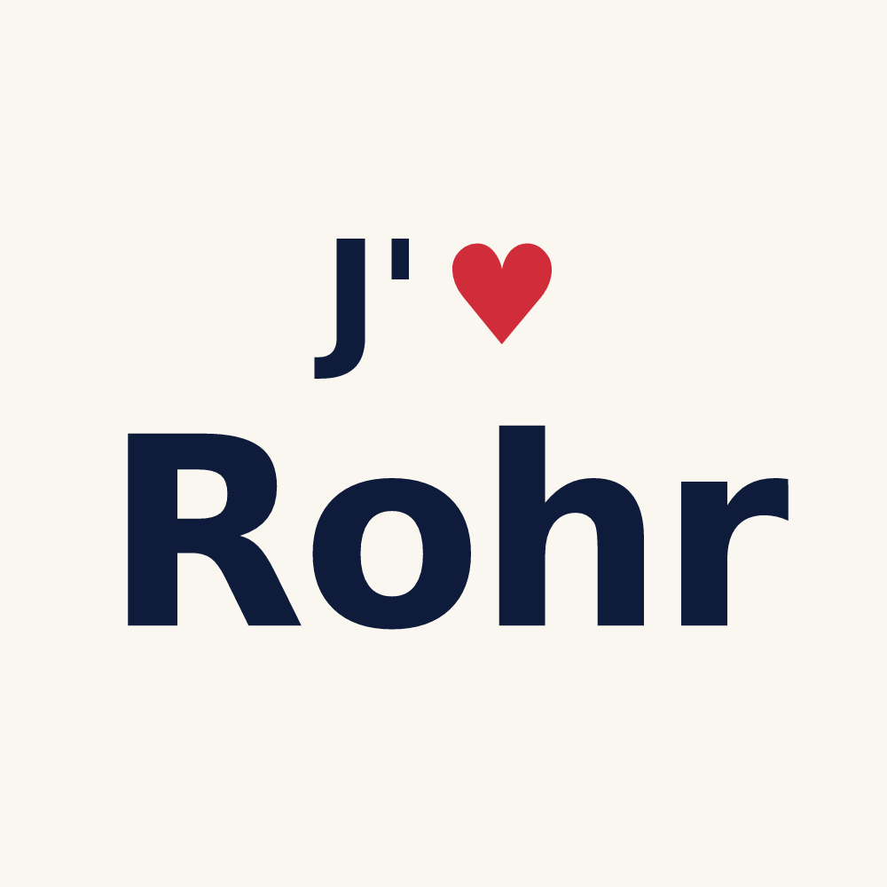 Tasse personnalisée Rohr — design J'aime Rohr