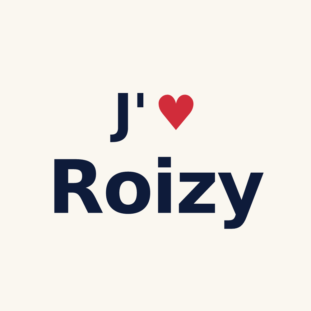 Tasse personnalisée Roizy — design J'aime Roizy