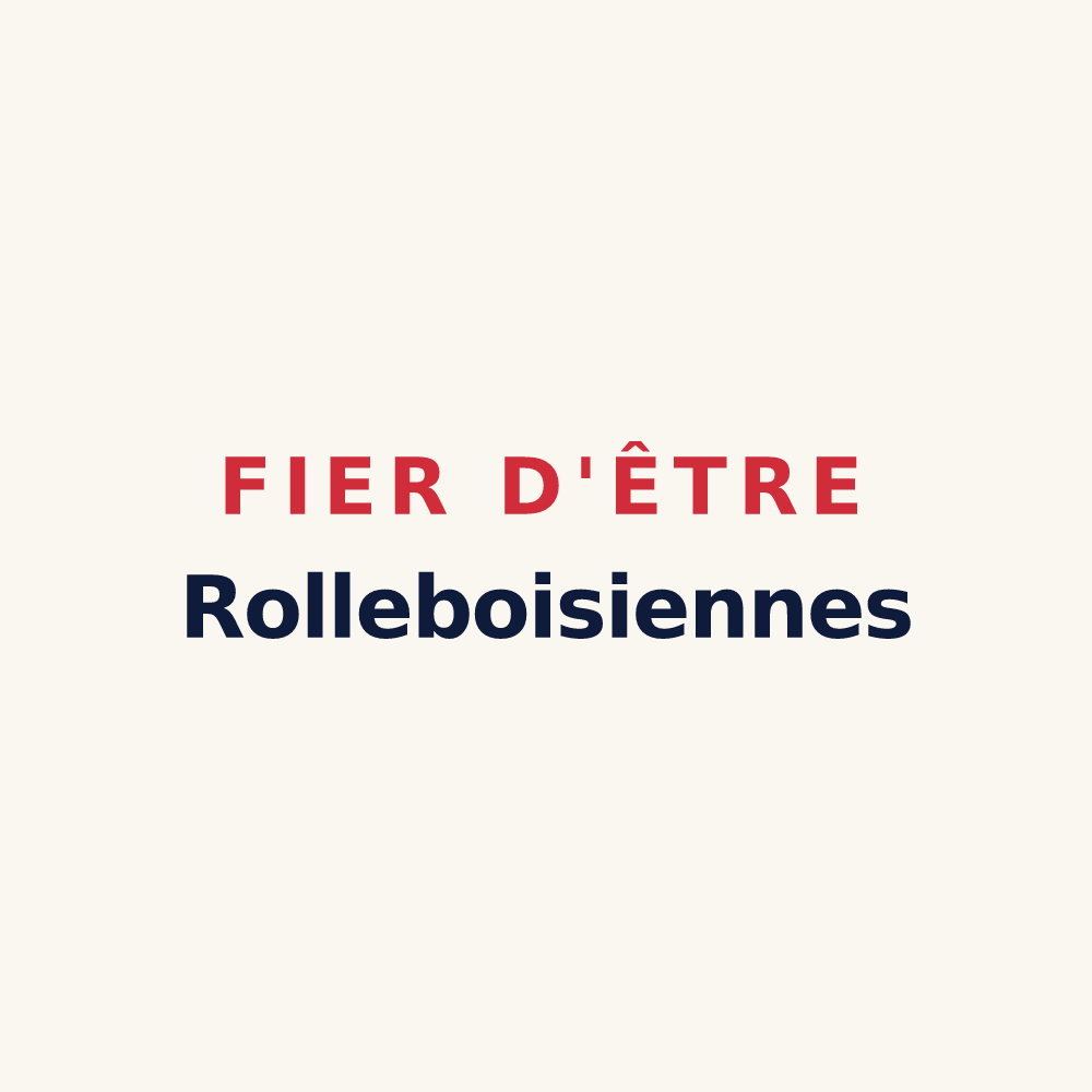 Tasse « Fier d'être Rolleboisiennes » — design pour Rolleboise