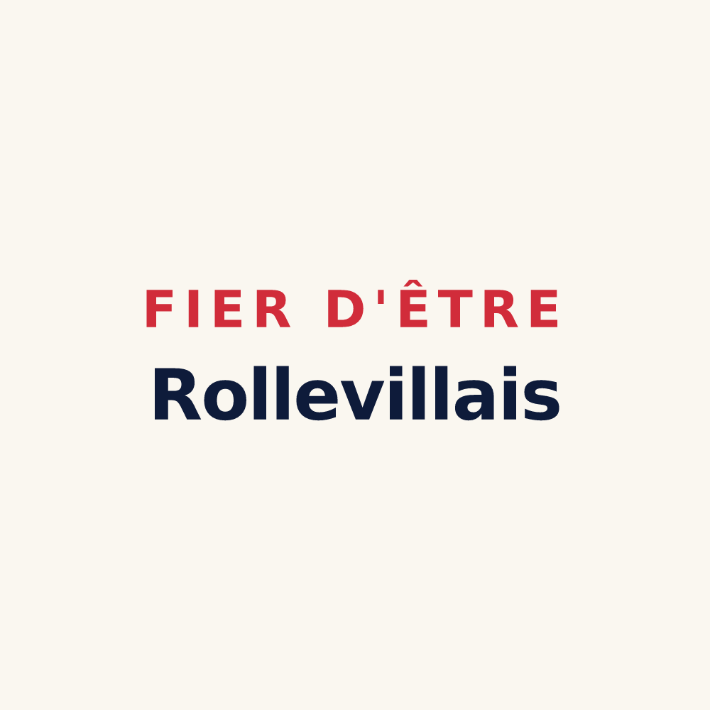 Tasse « Fier d'être Rollevillais » — design pour Rolleville