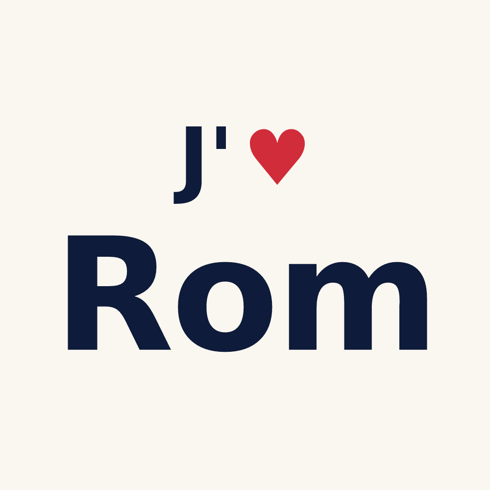 Tasse personnalisée Rom — design J'aime Rom