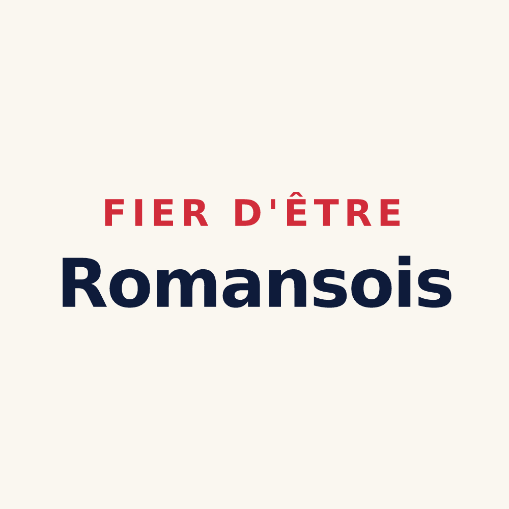 Tasse « Fier d'être Romansois » — design pour Romans