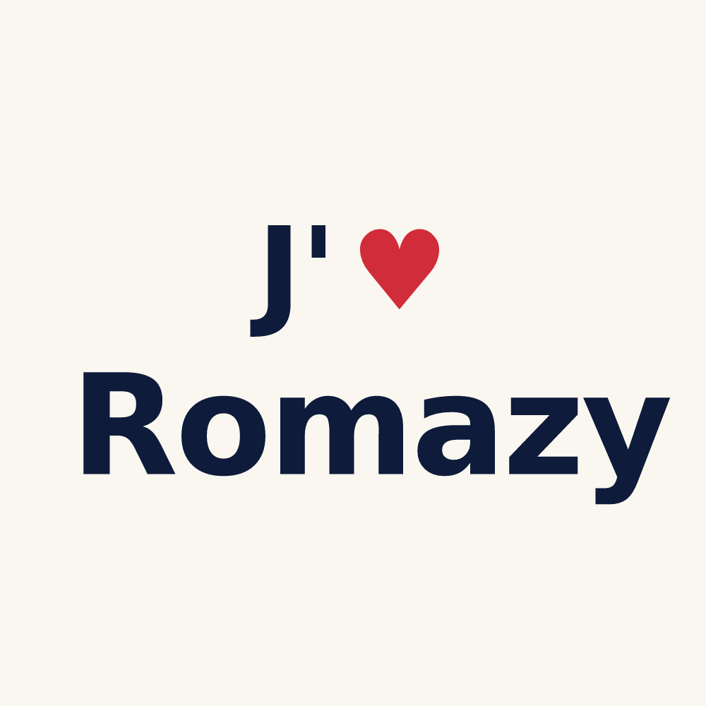 Tasse personnalisée Romazy — design J'aime Romazy
