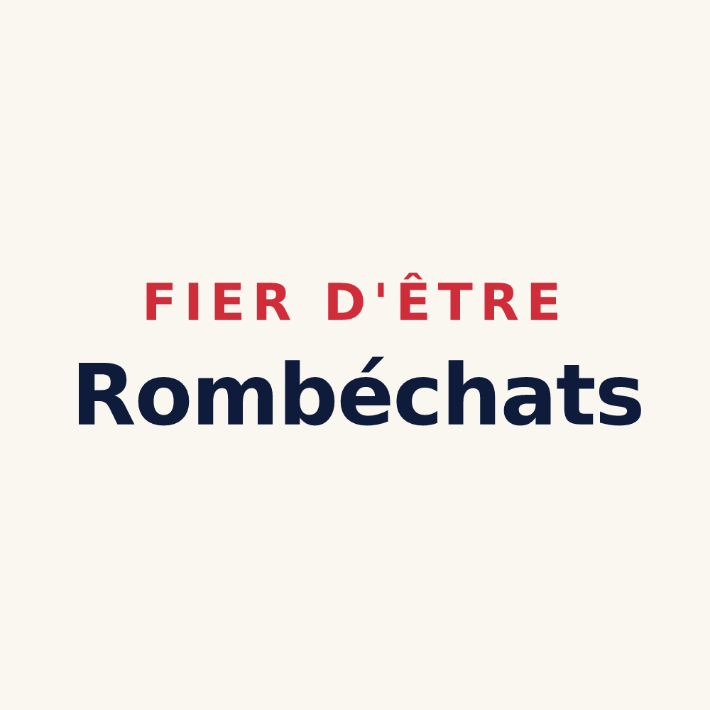 Tasse « Fier d'être Rombéchats » — design pour Rombach-le-Franc