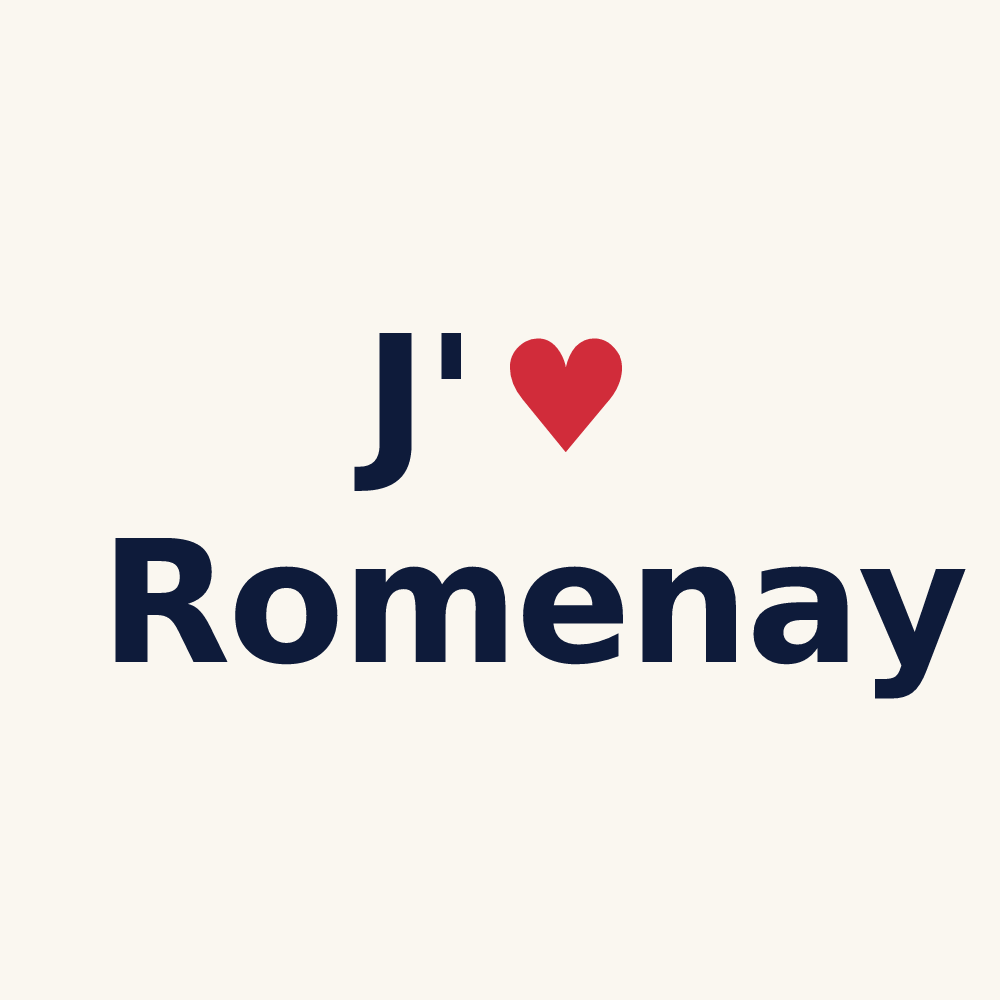 Tasse personnalisée Romenay — design J'aime Romenay