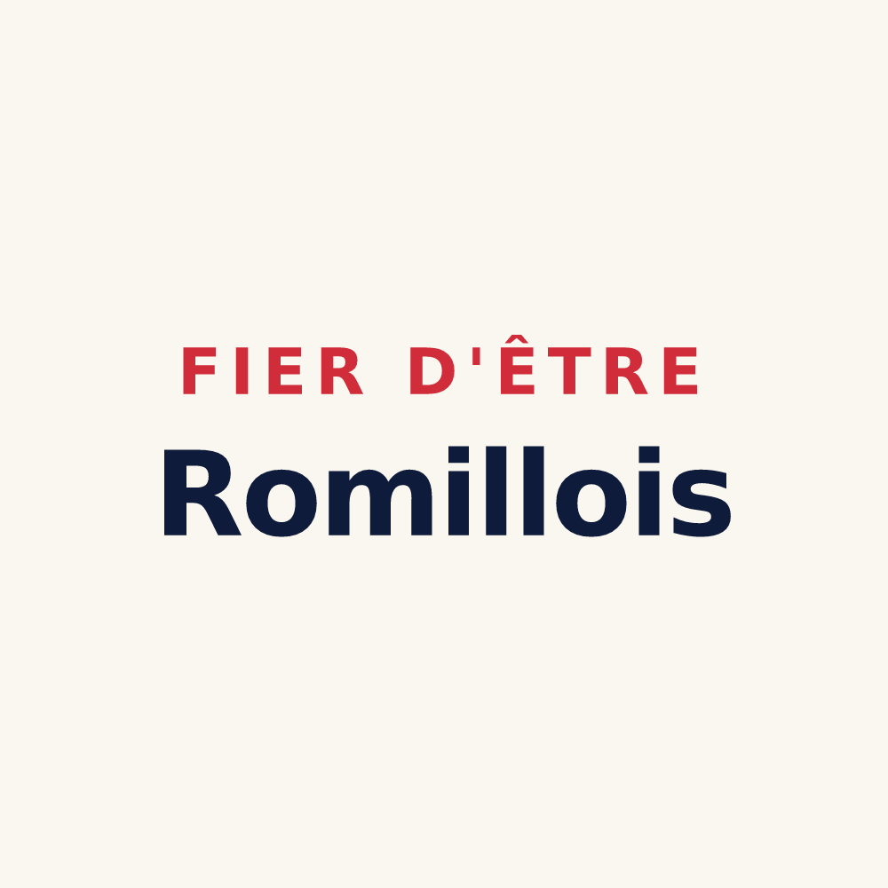 Tasse « Fier d'être Romillois » — design pour Romilly-sur-Andelle