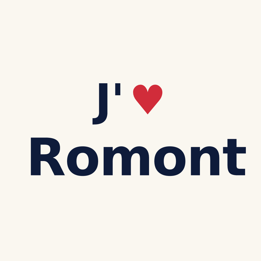 Tasse personnalisée Romont — design J'aime Romont