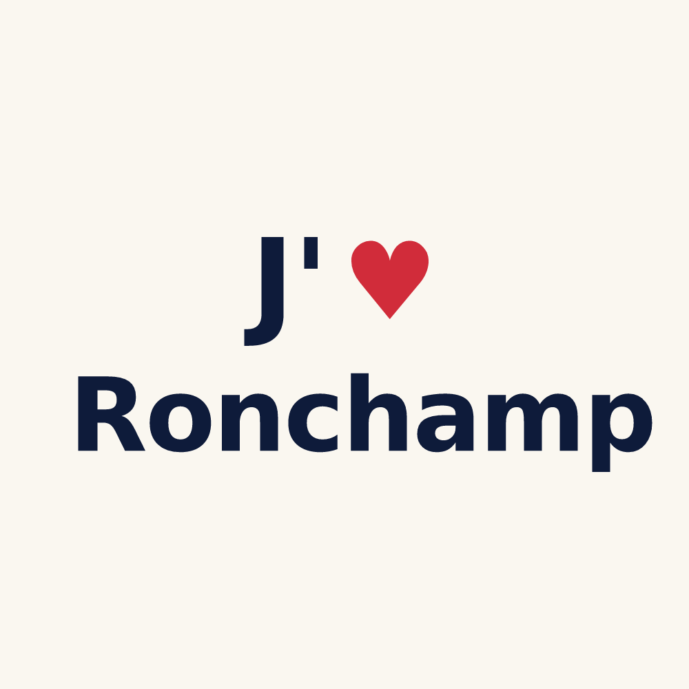 Tasse personnalisée Ronchamp — design J'aime Ronchamp