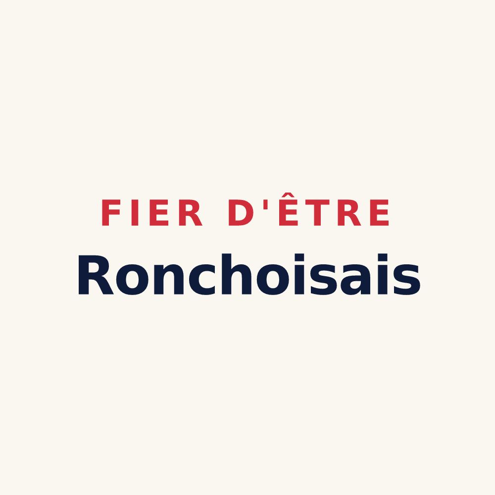 Tasse « Fier d'être Ronchoisais » — design pour Ronchois