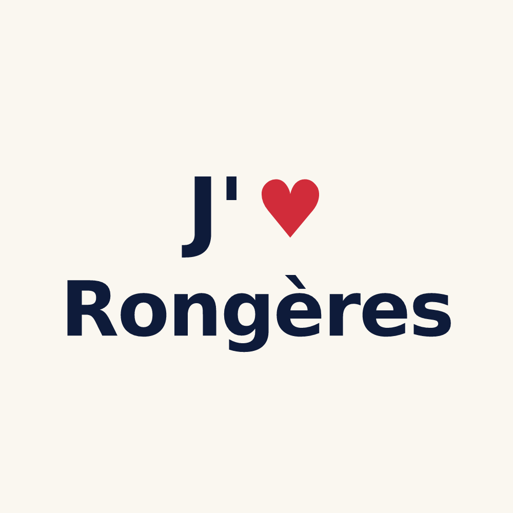 Tasse personnalisée Rongères — design J'aime Rongères