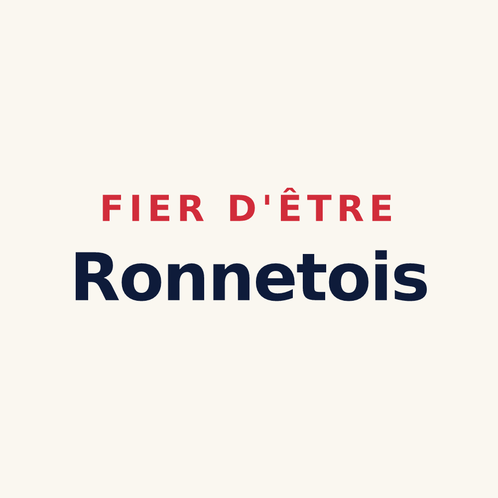 Tasse « Fier d'être Ronnetois » — design pour Ronnet