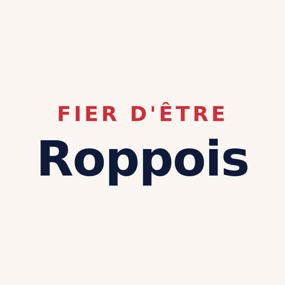 Tasse « Fier d'être Roppois » — design pour Roppe