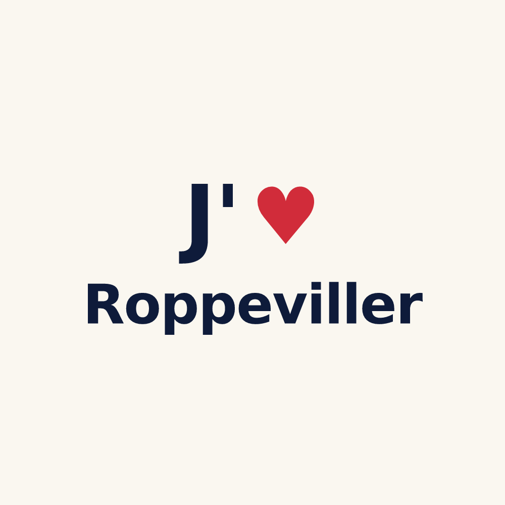 Tasse personnalisée Roppeviller — design J'aime Roppeviller
