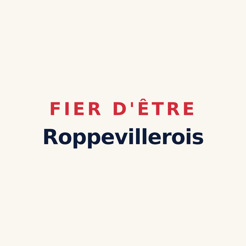 Tasse « Fier d'être Roppevillerois » — design pour Roppeviller