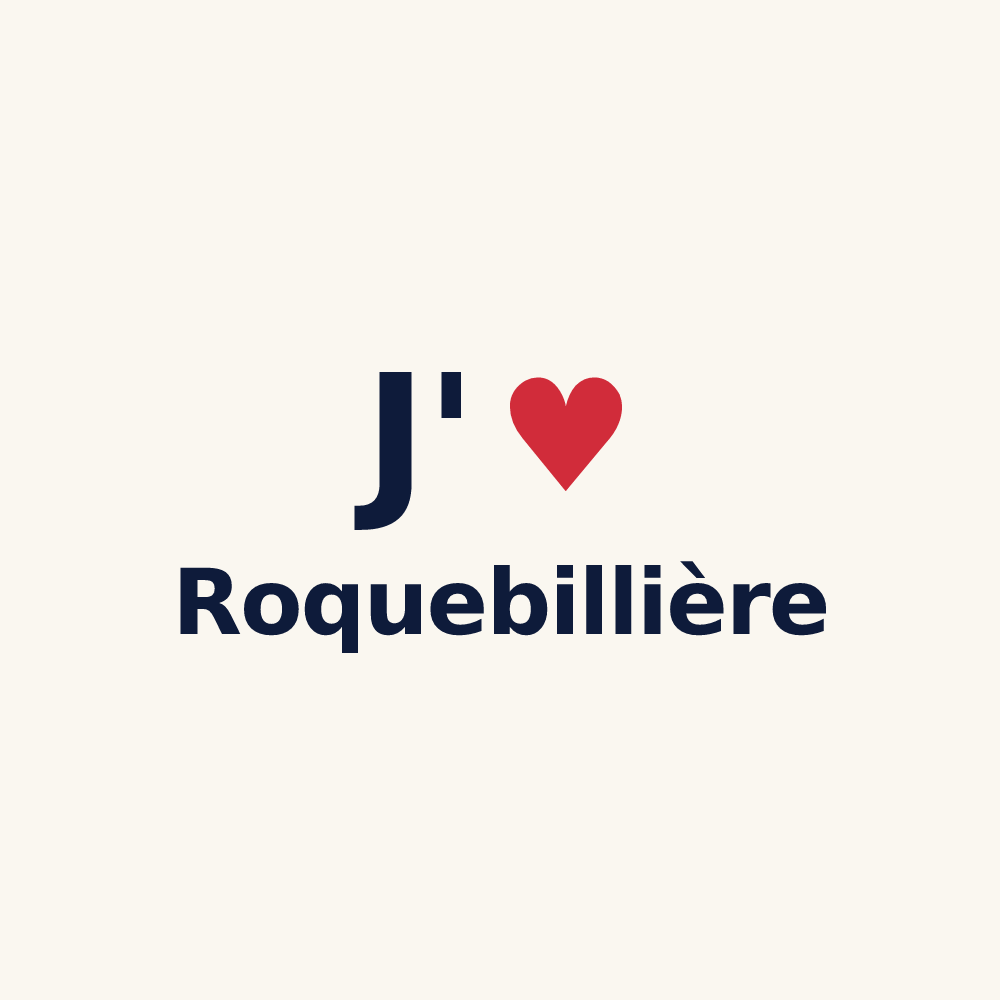 Tasse personnalisée Roquebillière — design J'aime Roquebillière