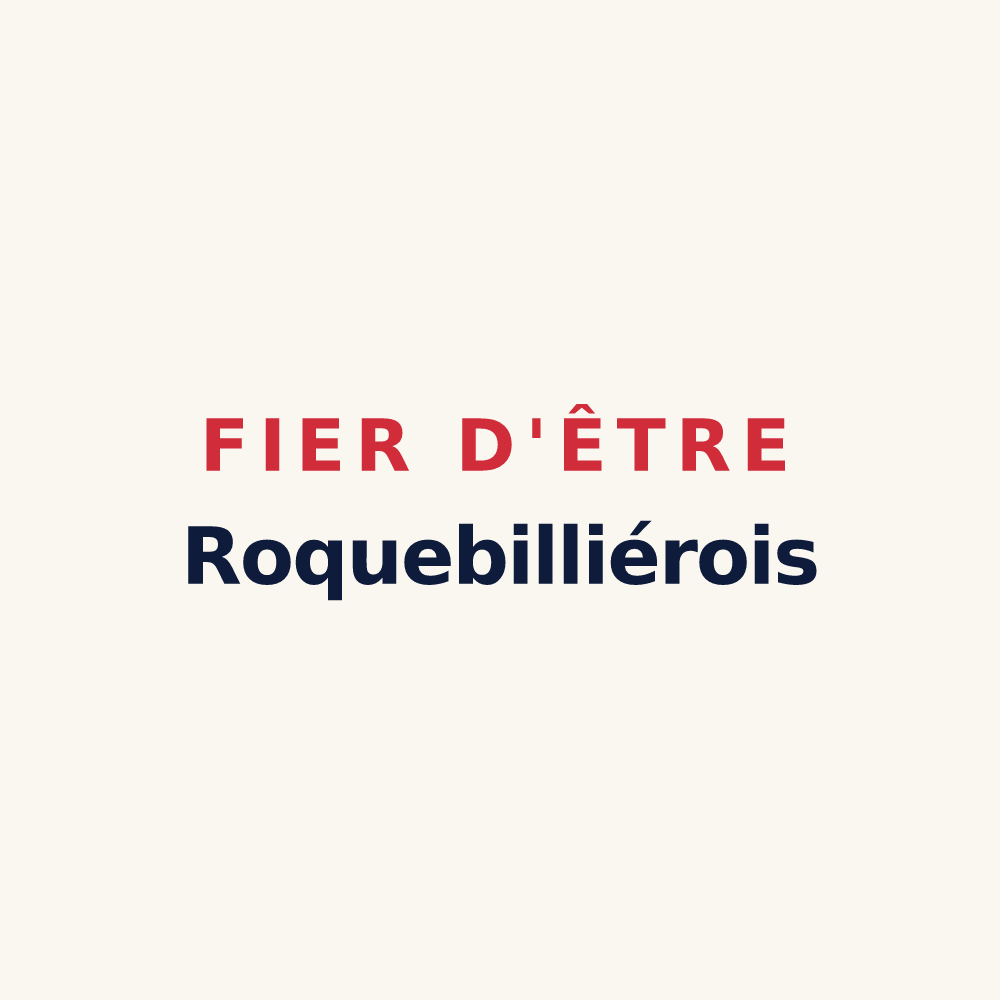 Tasse « Fier d'être Roquebilliérois » — design pour Roquebillière