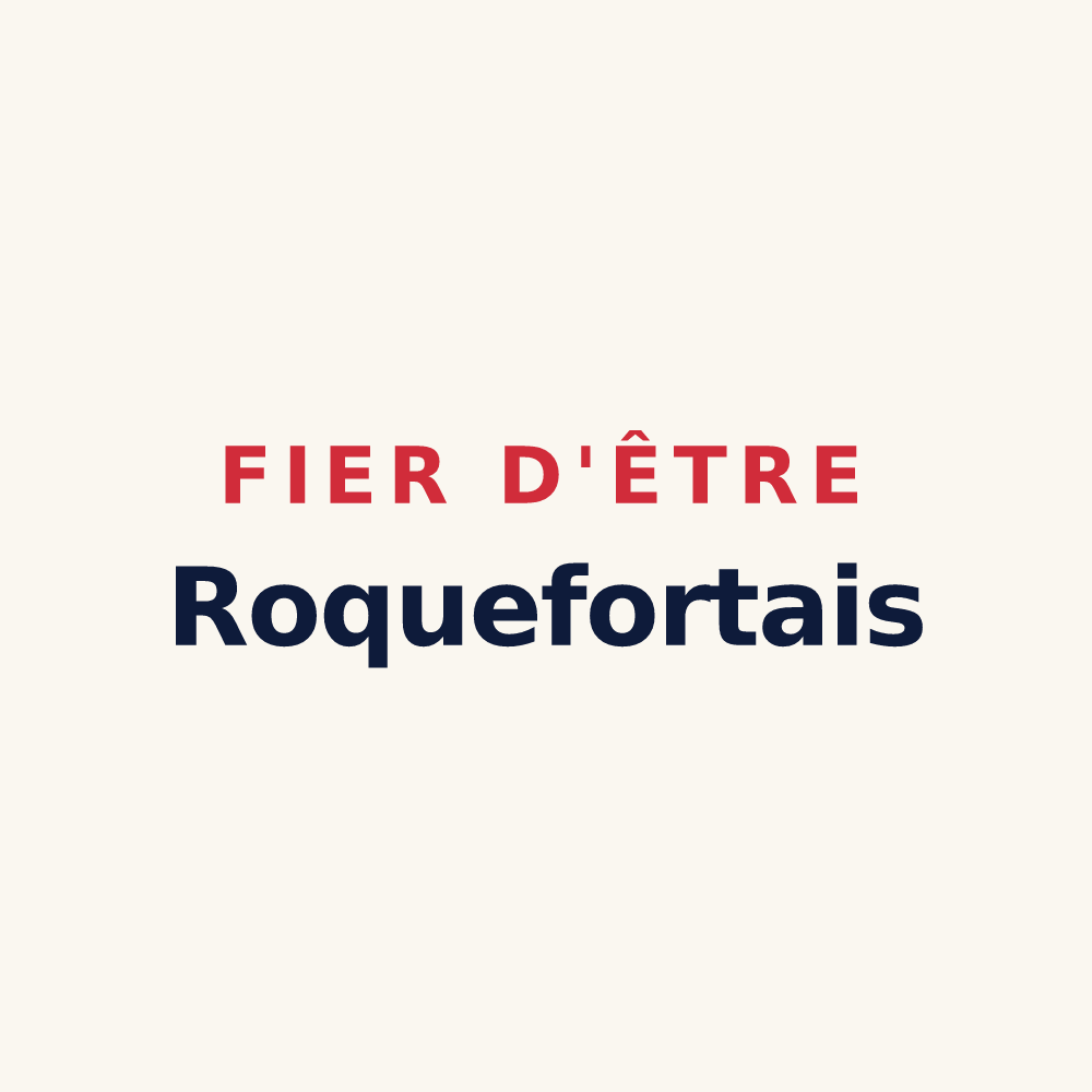 Tasse « Fier d'être Roquefortais » — design pour Roquefort-sur-Soulzon