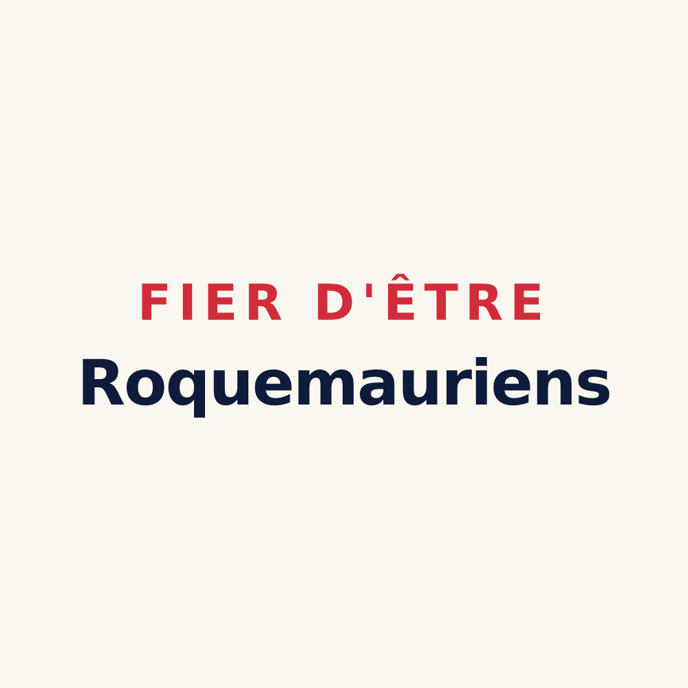 Tasse « Fier d'être Roquemauriens » — design pour Roquemaure