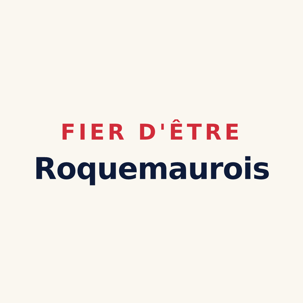 Tasse « Fier d'être Roquemaurois » — design pour Roquemaure