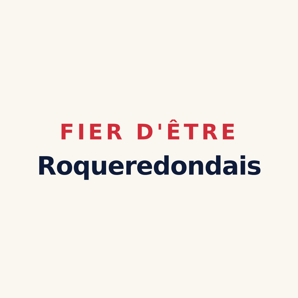 Tasse « Fier d'être Roqueredondais » — design pour Roqueredonde