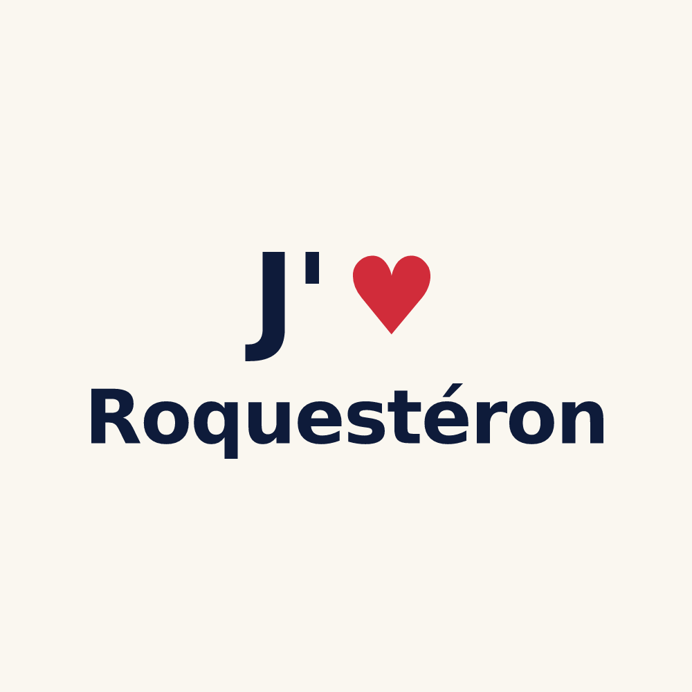 Tasse personnalisée Roquestéron — design J'aime Roquestéron
