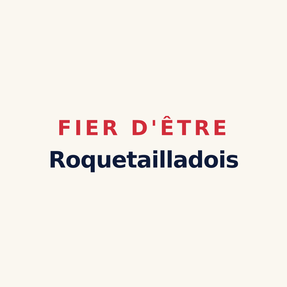 Tasse « Fier d'être Roquetailladois » — design pour Roquetaillade-et-Conilhac
