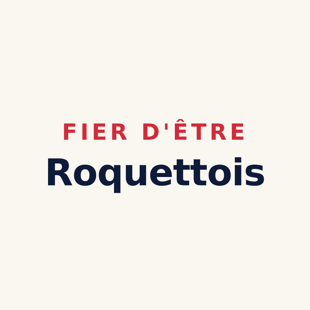Tasse « Fier d'être Roquettois » — design pour Roquettes