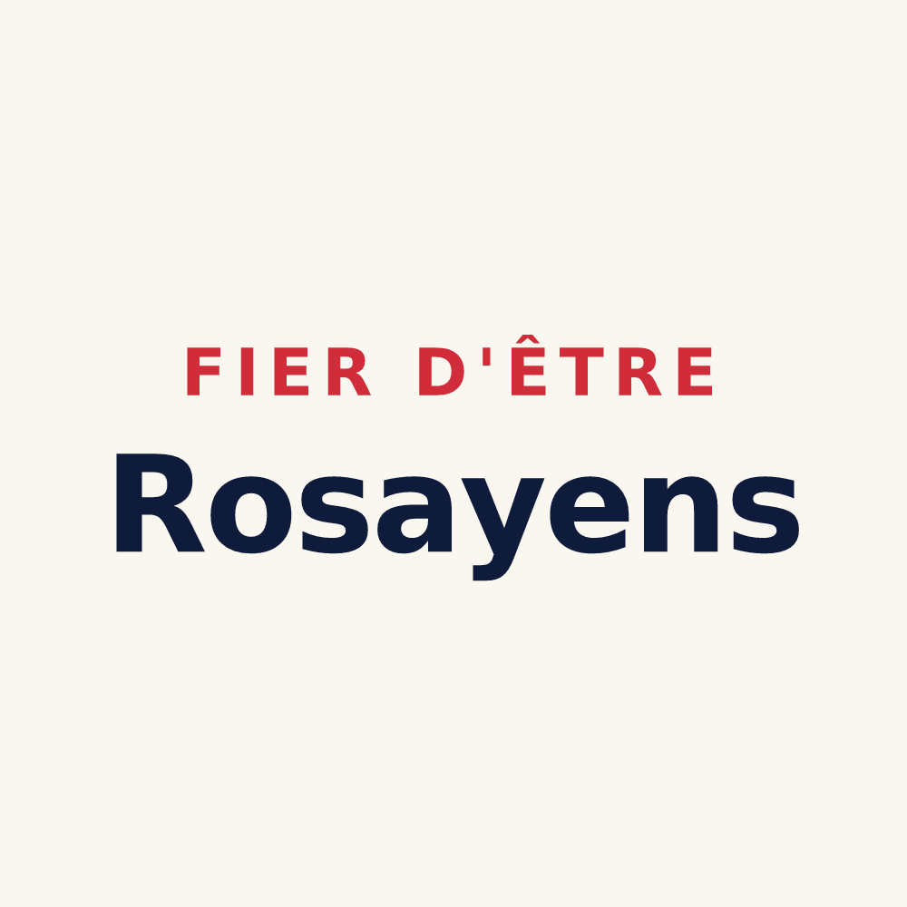 Tasse « Fier d'être Rosayens » — design pour Rosay-sur-Lieure
