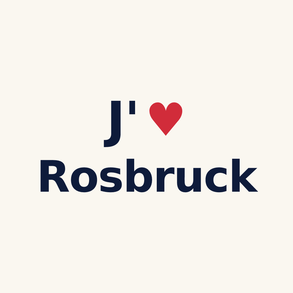 Tasse personnalisée Rosbruck — design J'aime Rosbruck
