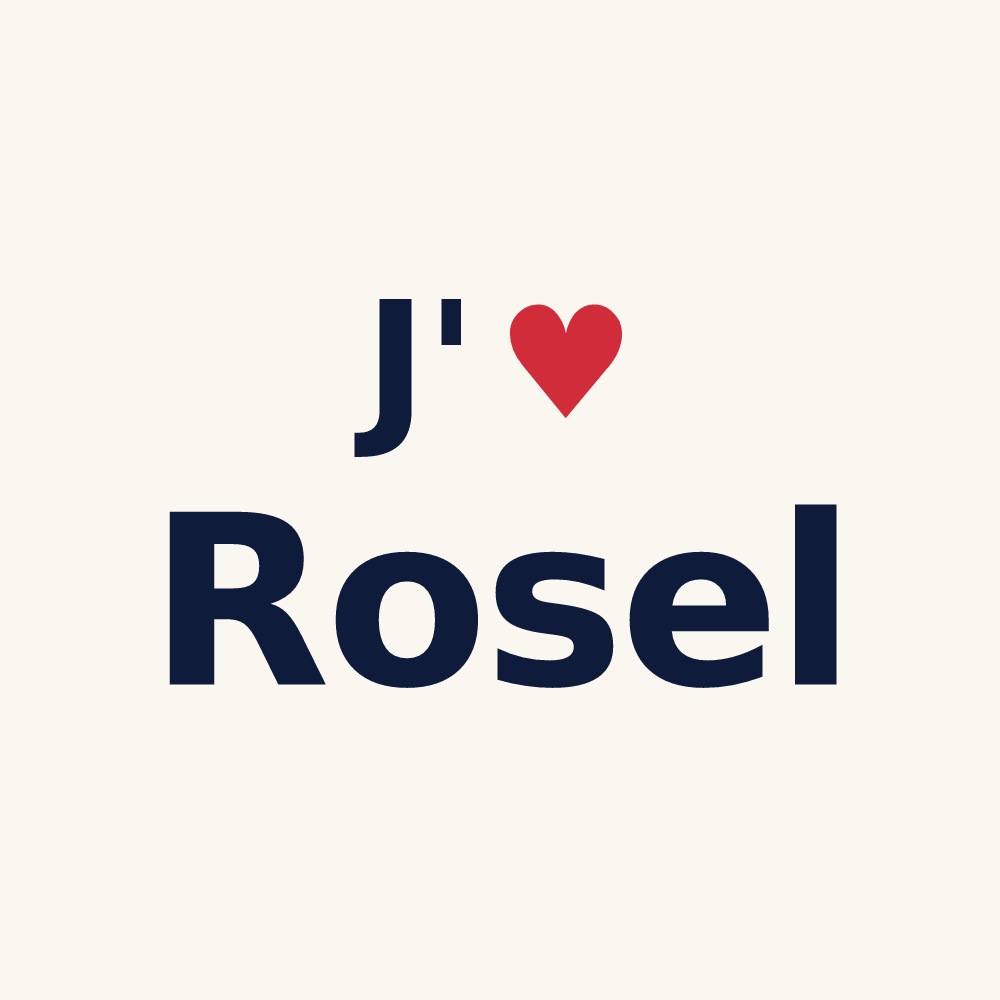 Tasse personnalisée Rosel — design J'aime Rosel