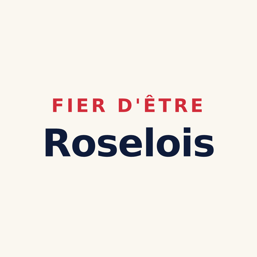 Tasse « Fier d'être Roselois » — design pour Rosel