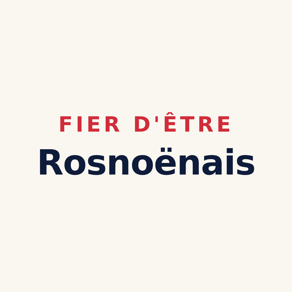Tasse « Fier d'être Rosnoënais » — design pour Rosnoën