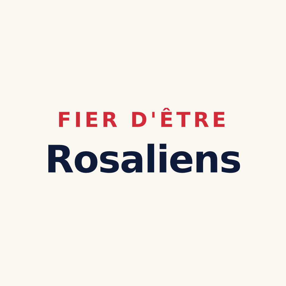 Tasse « Fier d'être Rosaliens » — design pour Rosoy-en-Multien