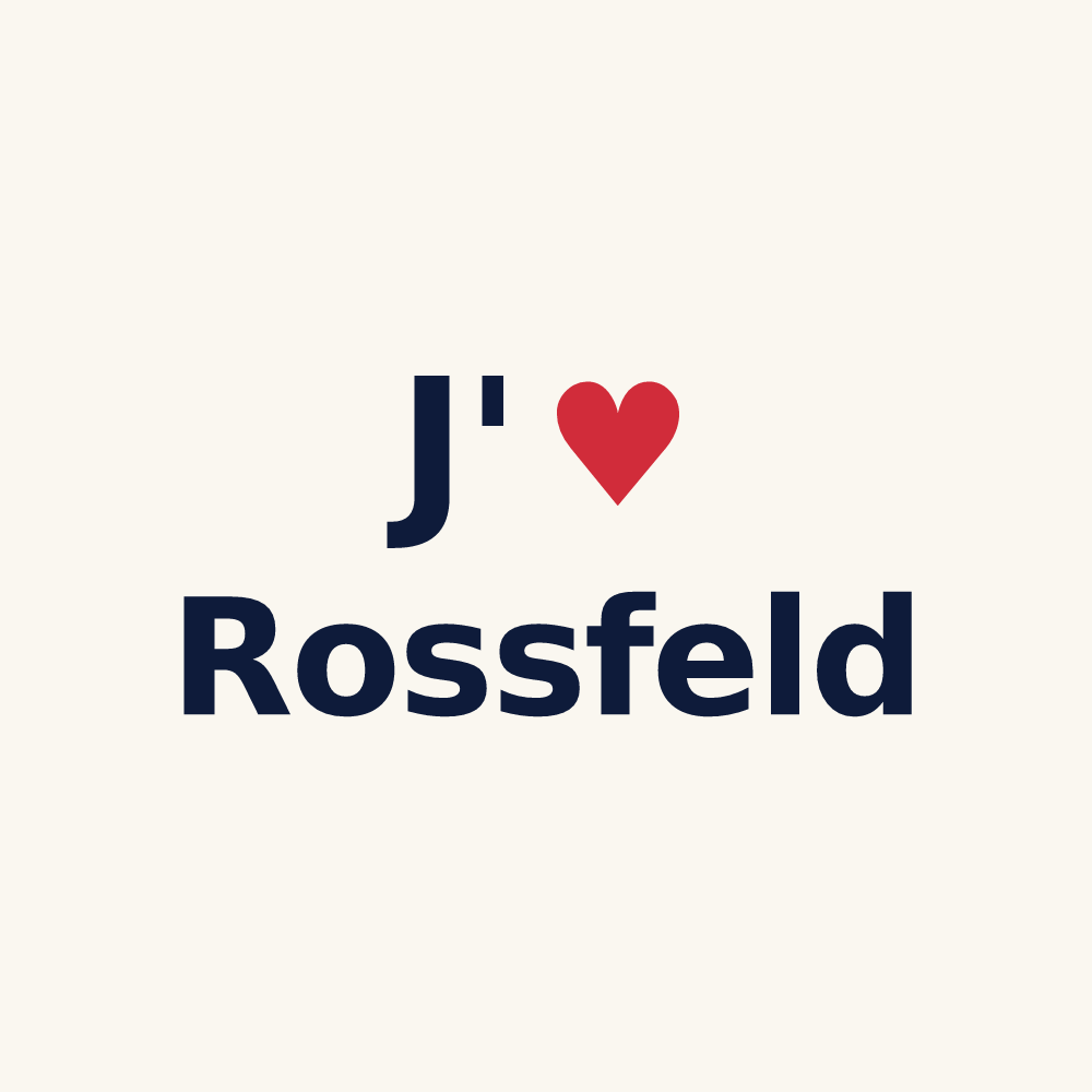 Tasse personnalisée Rossfeld — design J'aime Rossfeld
