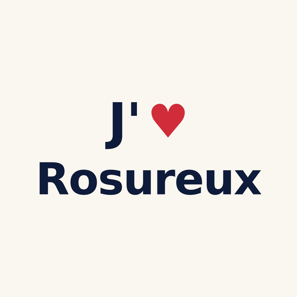 Tasse personnalisée Rosureux — design J'aime Rosureux