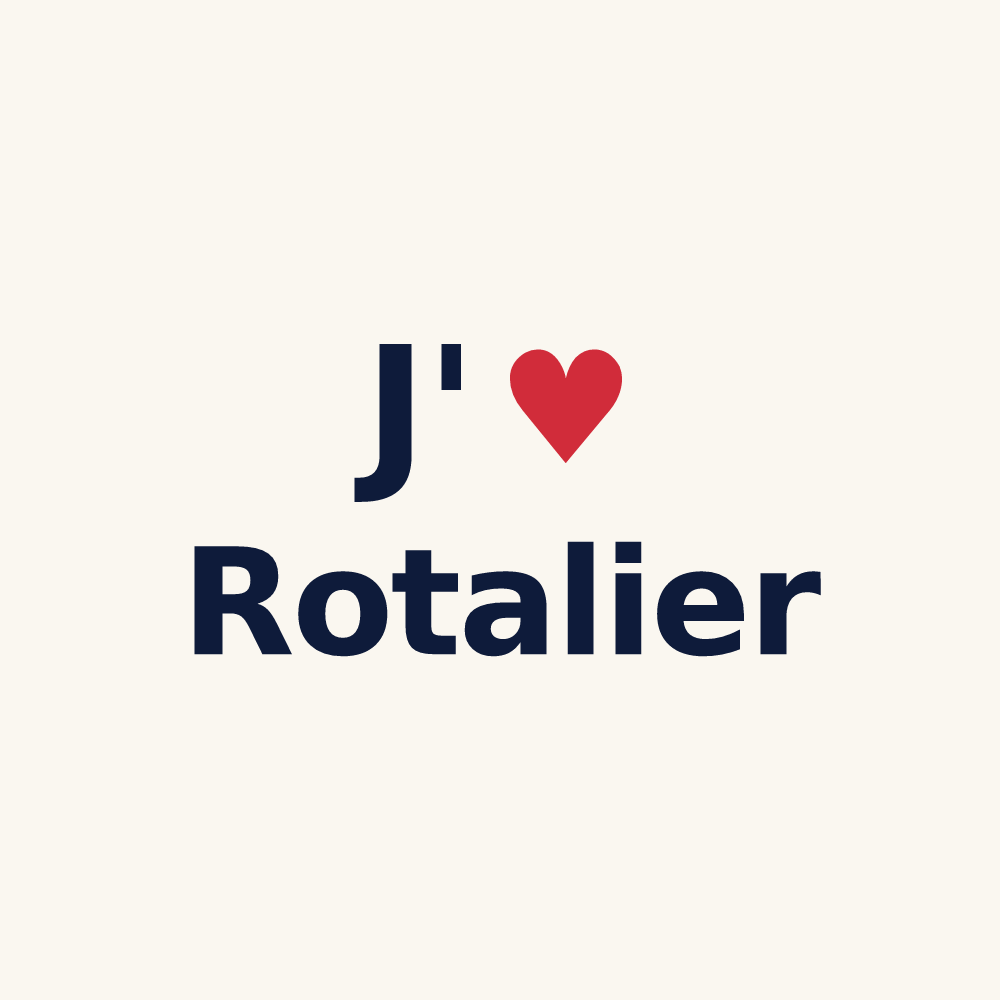 Tasse personnalisée Rotalier — design J'aime Rotalier