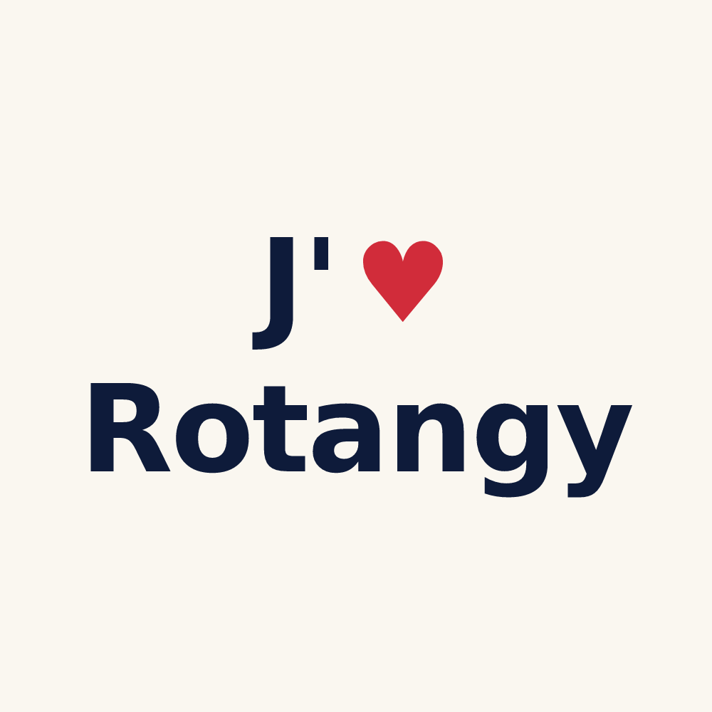 Tasse personnalisée Rotangy — design J'aime Rotangy