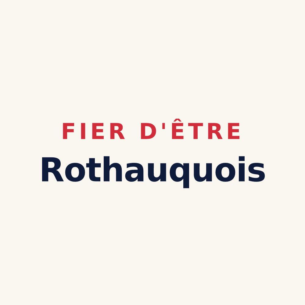 Tasse « Fier d'être Rothauquois » — design pour Rothau
