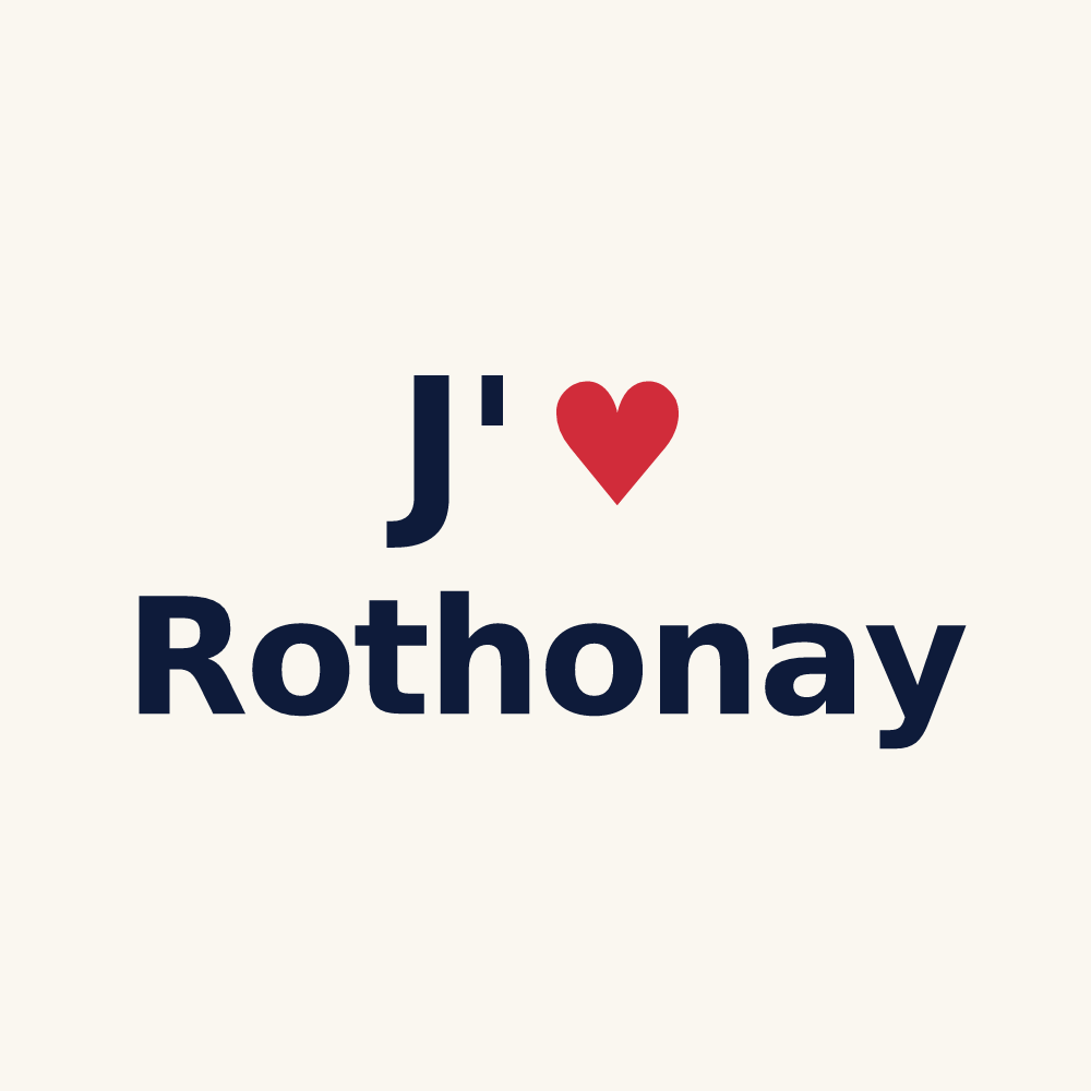 Tasse personnalisée Rothonay — design J'aime Rothonay