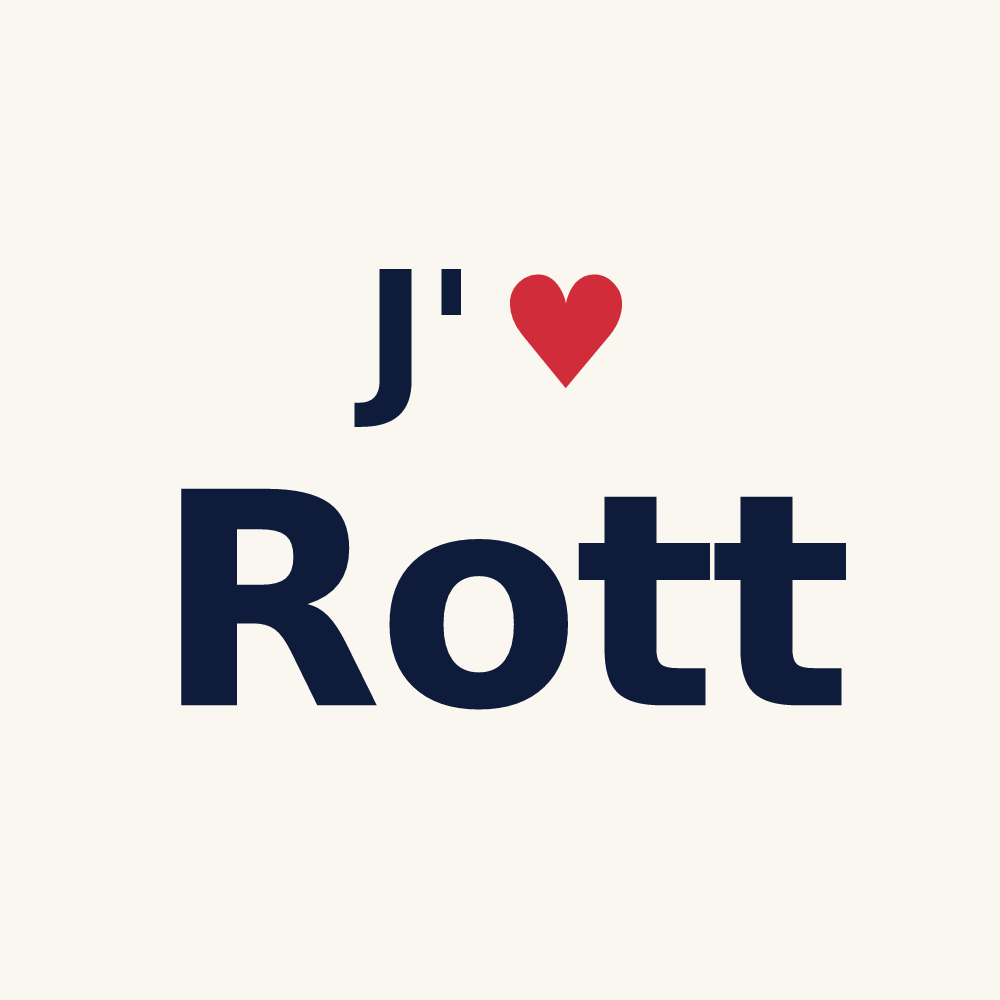 Tasse personnalisée Rott — design J'aime Rott