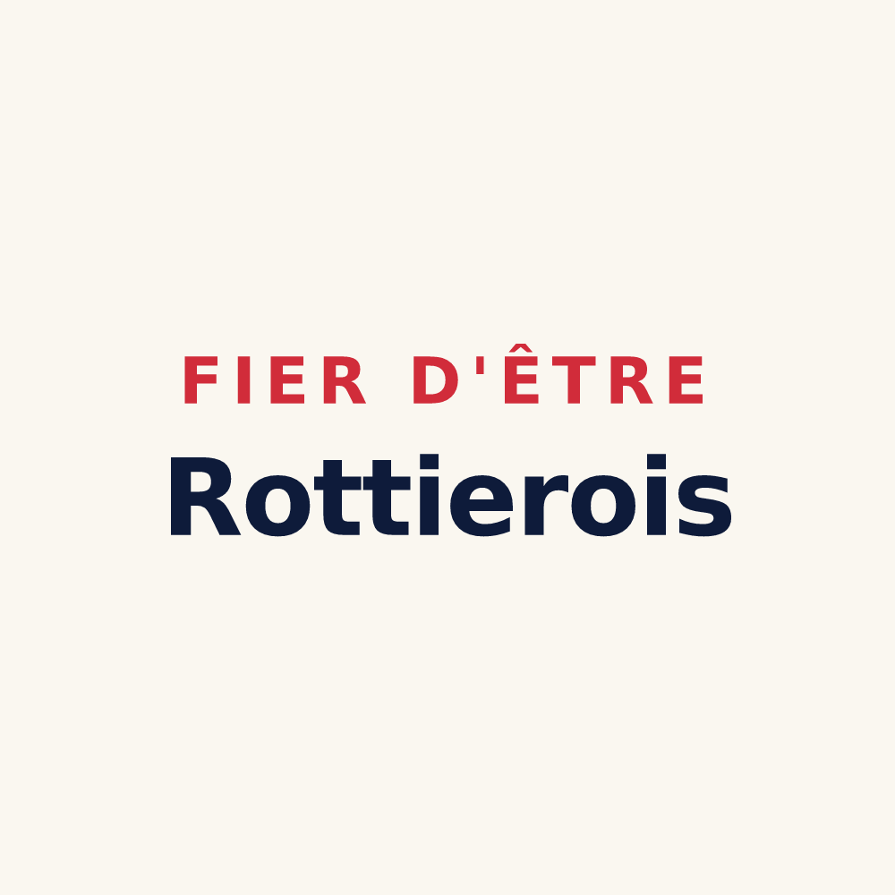 Tasse « Fier d'être Rottierois » — design pour Rottier