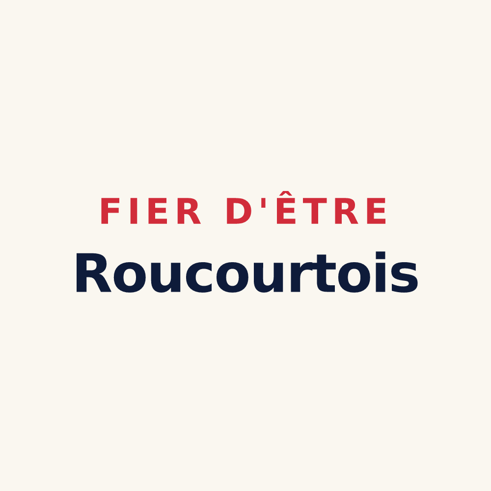 Tasse « Fier d'être Roucourtois » — design pour Roucourt